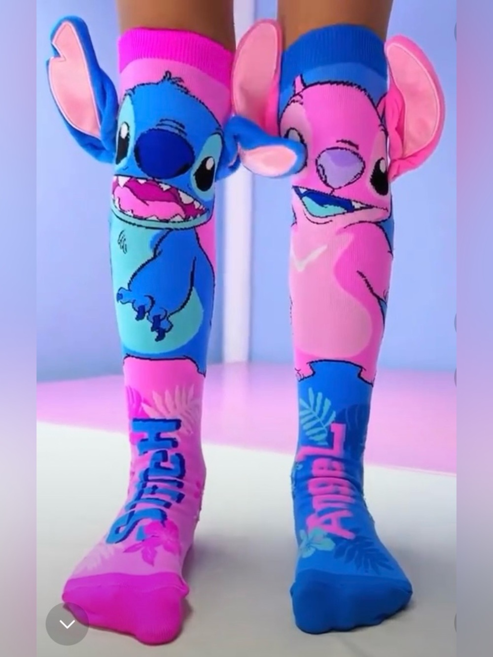 Madmia Disney Lilo & Stitch 3D Knee Socks Big Kids & Adults Festival Harajuku